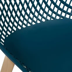 6 chaises bleu canard pour salle à manger*IDMarket Sale