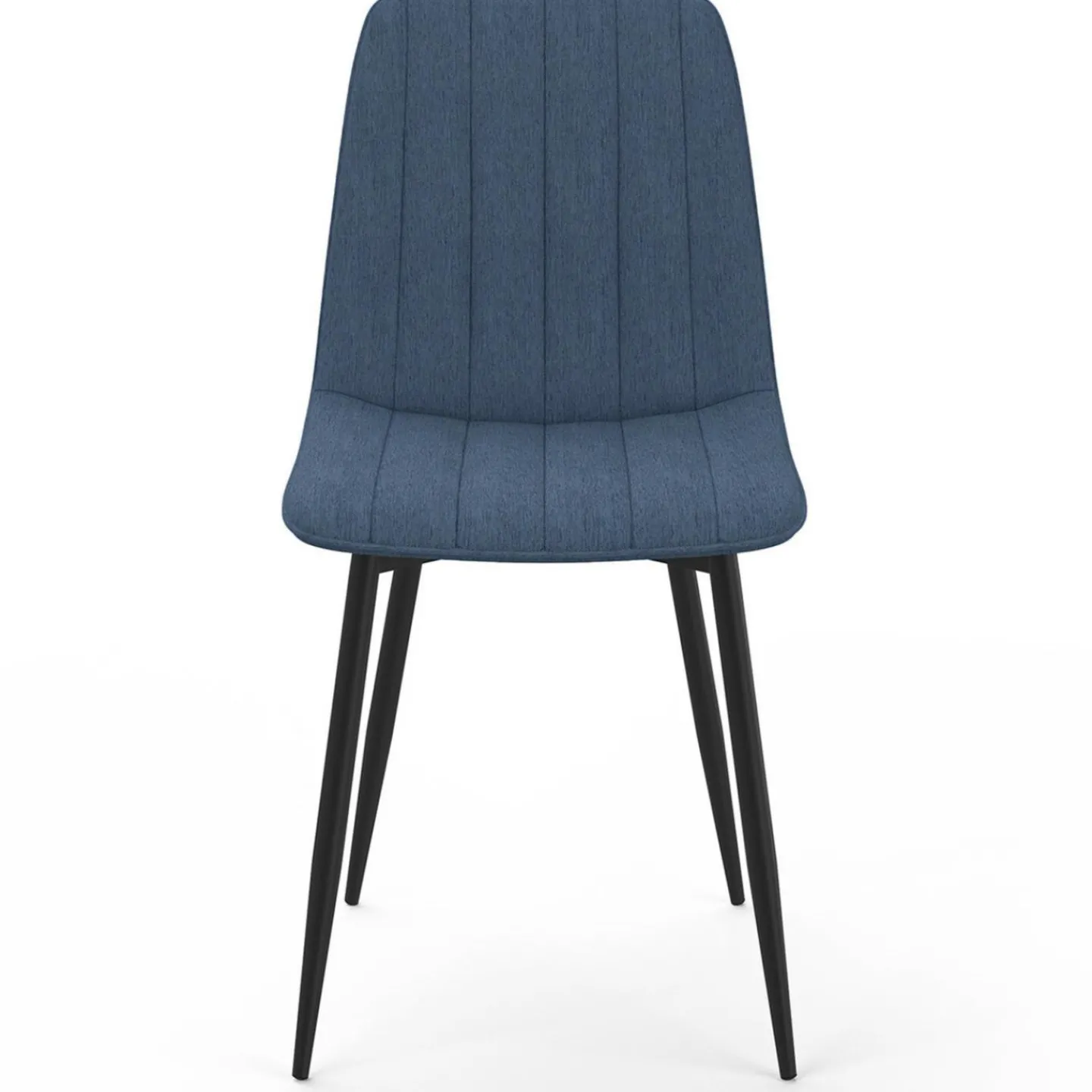 6 chaises en tissu bleu*IDMarket Outlet