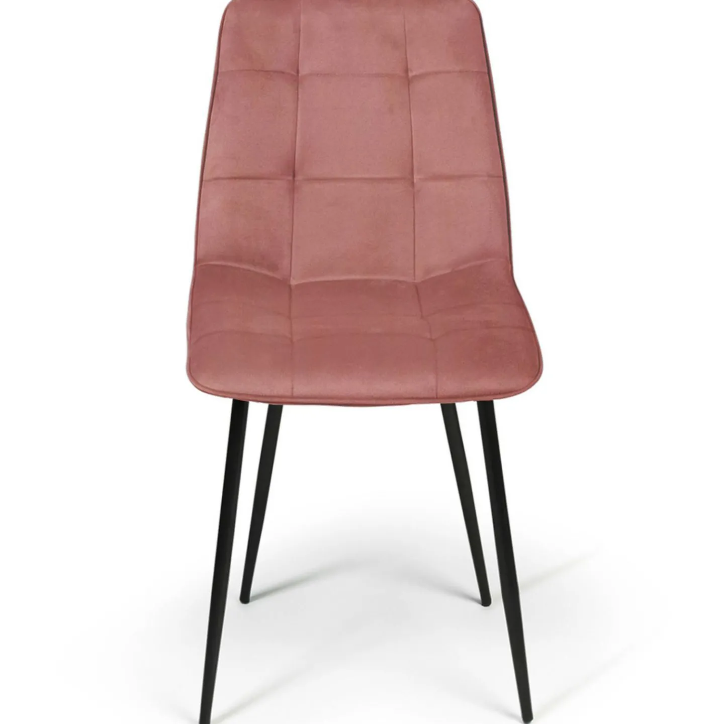 6 Chaises mix color pastel rose, gris et beige*IDMarket