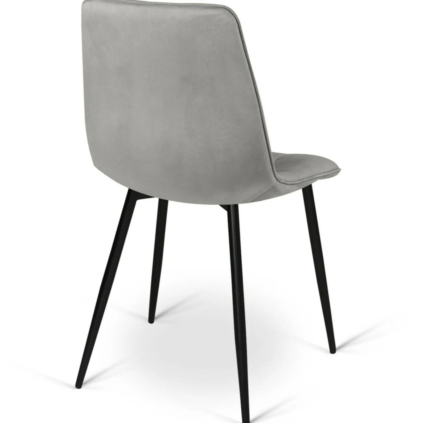 6 Chaises mix color pastel rose, gris et beige*IDMarket