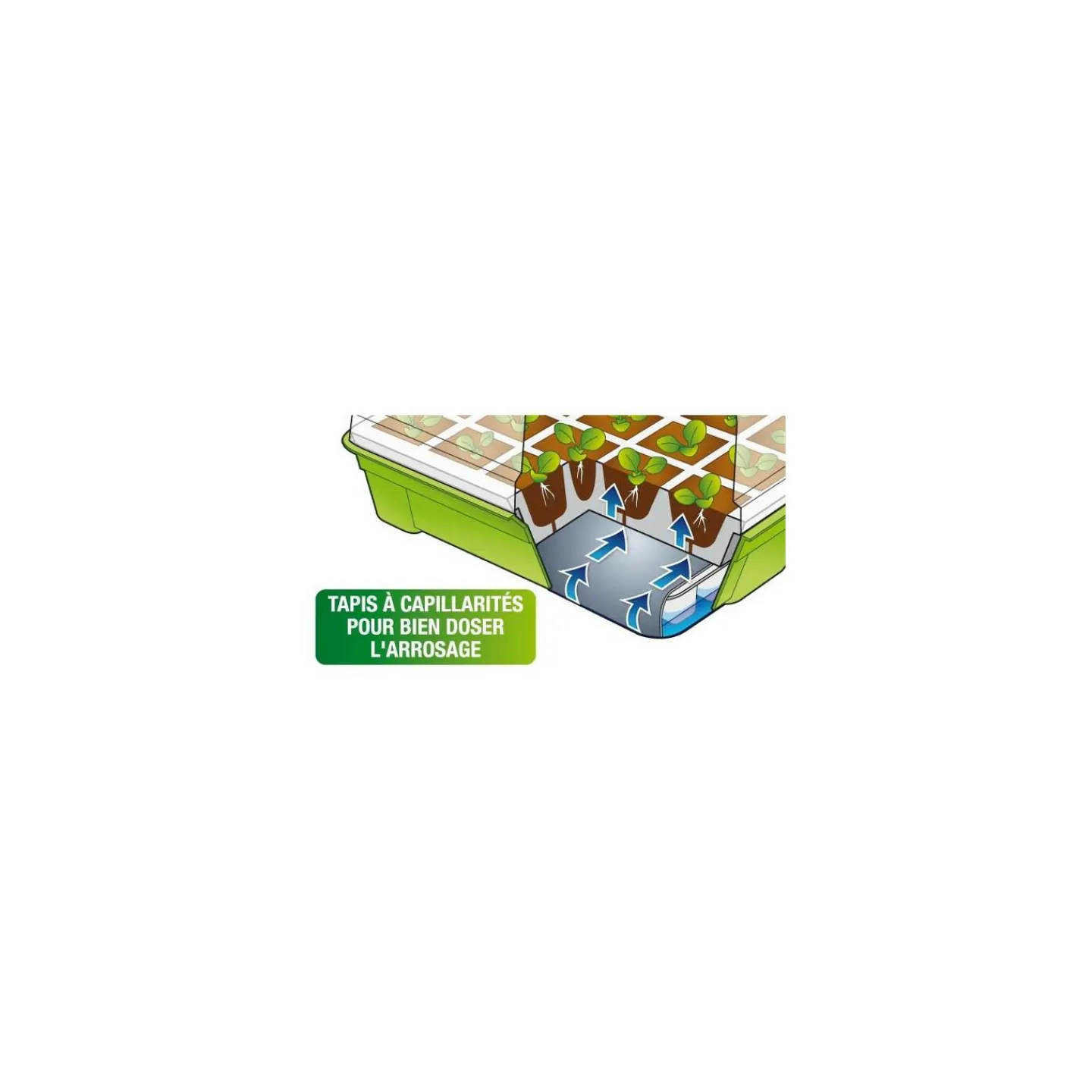 2 Kits de germination pour 80 godets*IDMarket Outlet