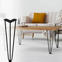 4 pieds de table épingle*IDMarket Clearance