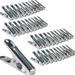 40 pinces à linge en inox*IDMarket Discount