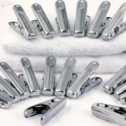 40 pinces à linge en inox*IDMarket Discount
