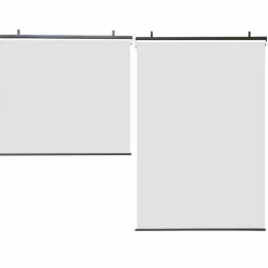 2 stores enrouleurs blancs 225 cm pour pergola*IDMarket Best