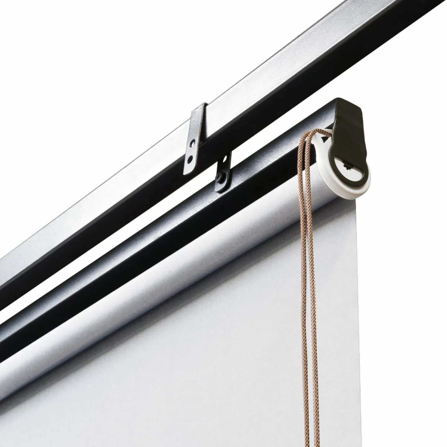 2 stores enrouleurs blancs 225 cm pour pergola*IDMarket Best