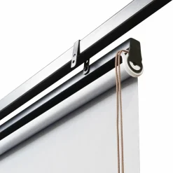 3 stores enrouleurs blancs 225 cm pour pergola*IDMarket New