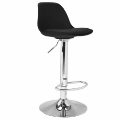 2 tabourets de bar design noir KARL*IDMarket Hot
