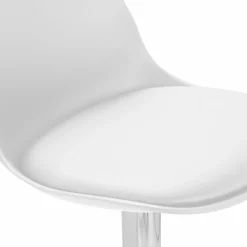 2 tabourets de bar design blanc KARL*IDMarket