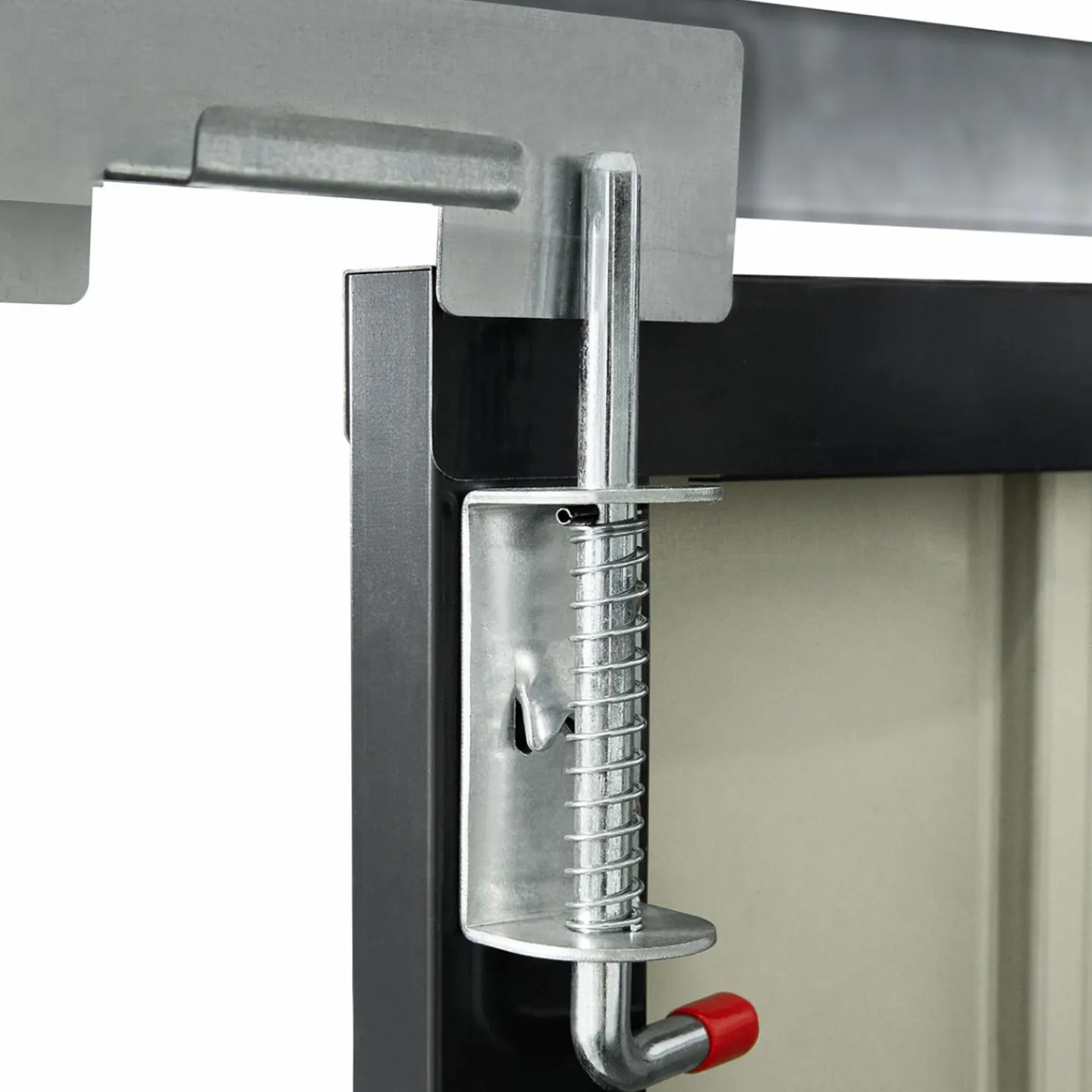 Abri de jardin acier galvanisé gris 2,2 m²*IDMarket