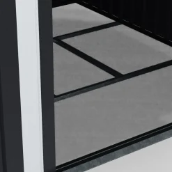 Abri de jardin gris en acier galvanisé*IDMarket Best