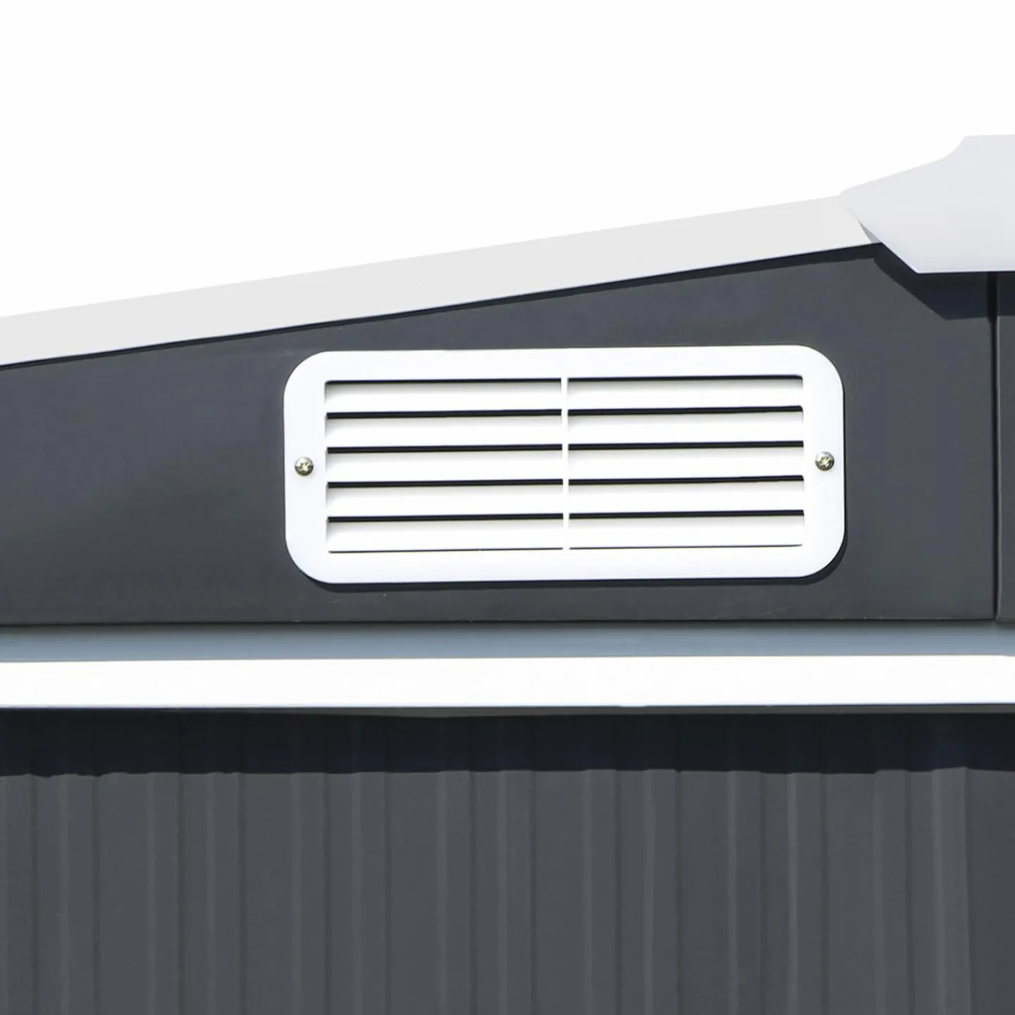 Abri de jardin gris en acier galvanisé*IDMarket Best