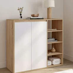 Armoire à chaussures 12 paires 2 portes et 4 étagères*IDMarket New