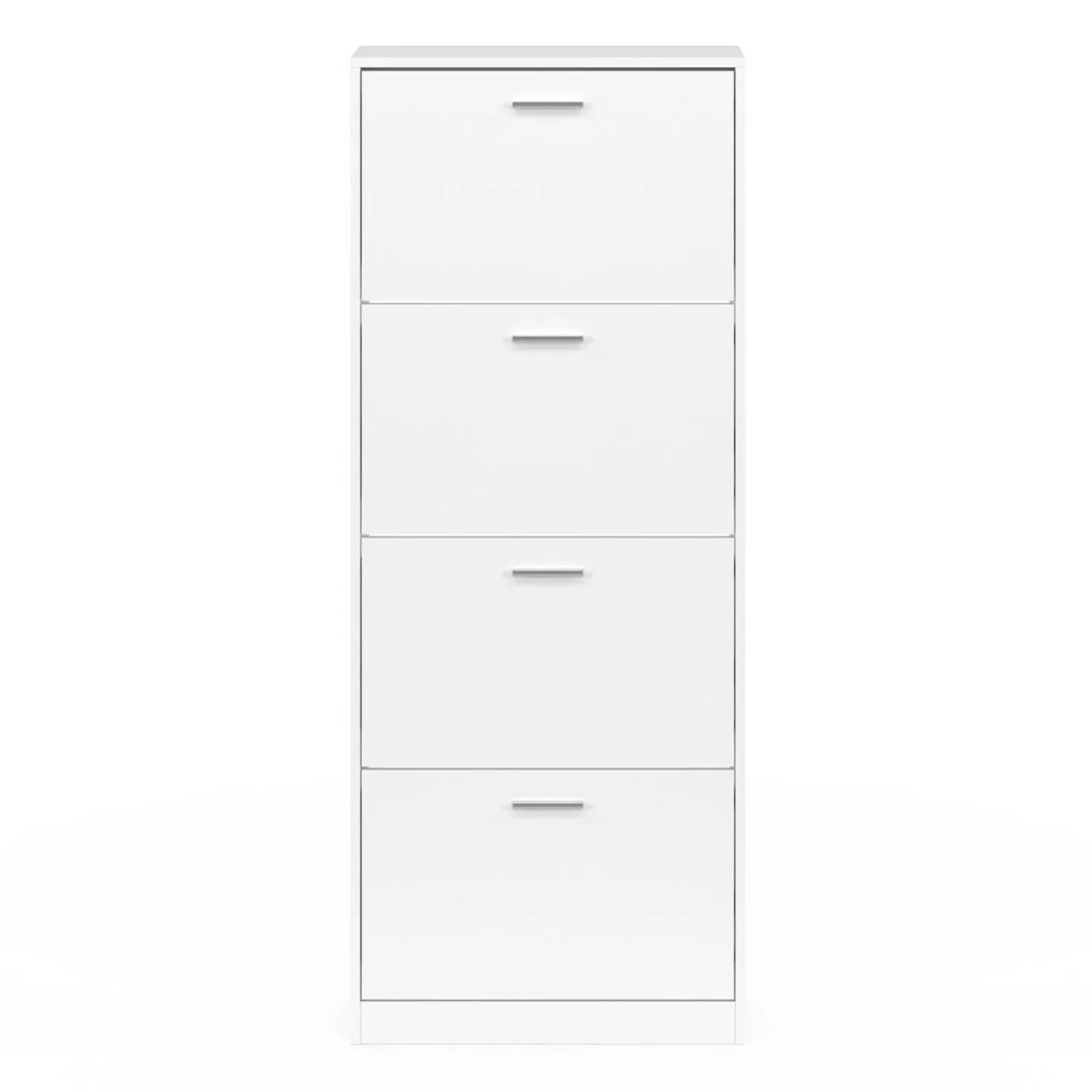 Armoire à chaussures 4 portes blanche*IDMarket Hot