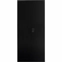 Armoire de bureau en métal noir 80x180 cm*IDMarket Discount