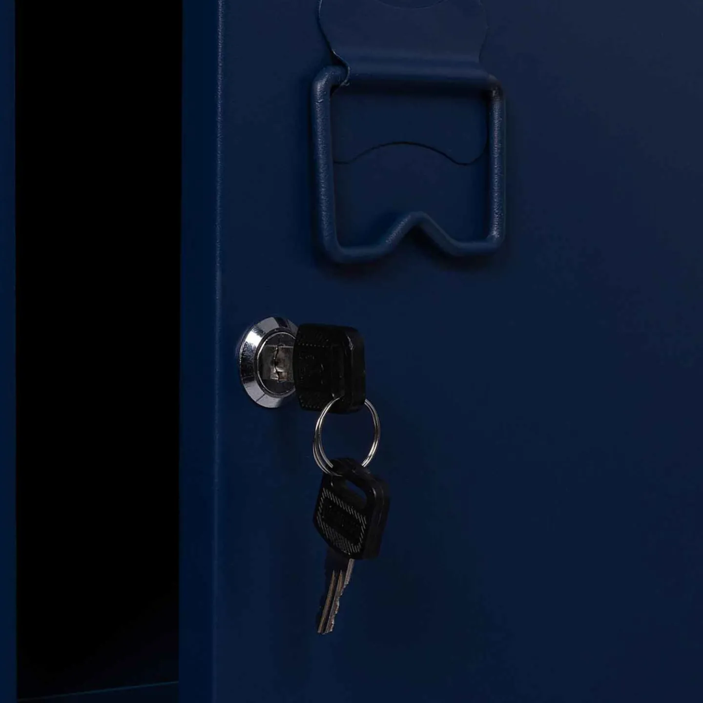 Armoire vestiaire porte métallique bleue industrielle*IDMarket Sale