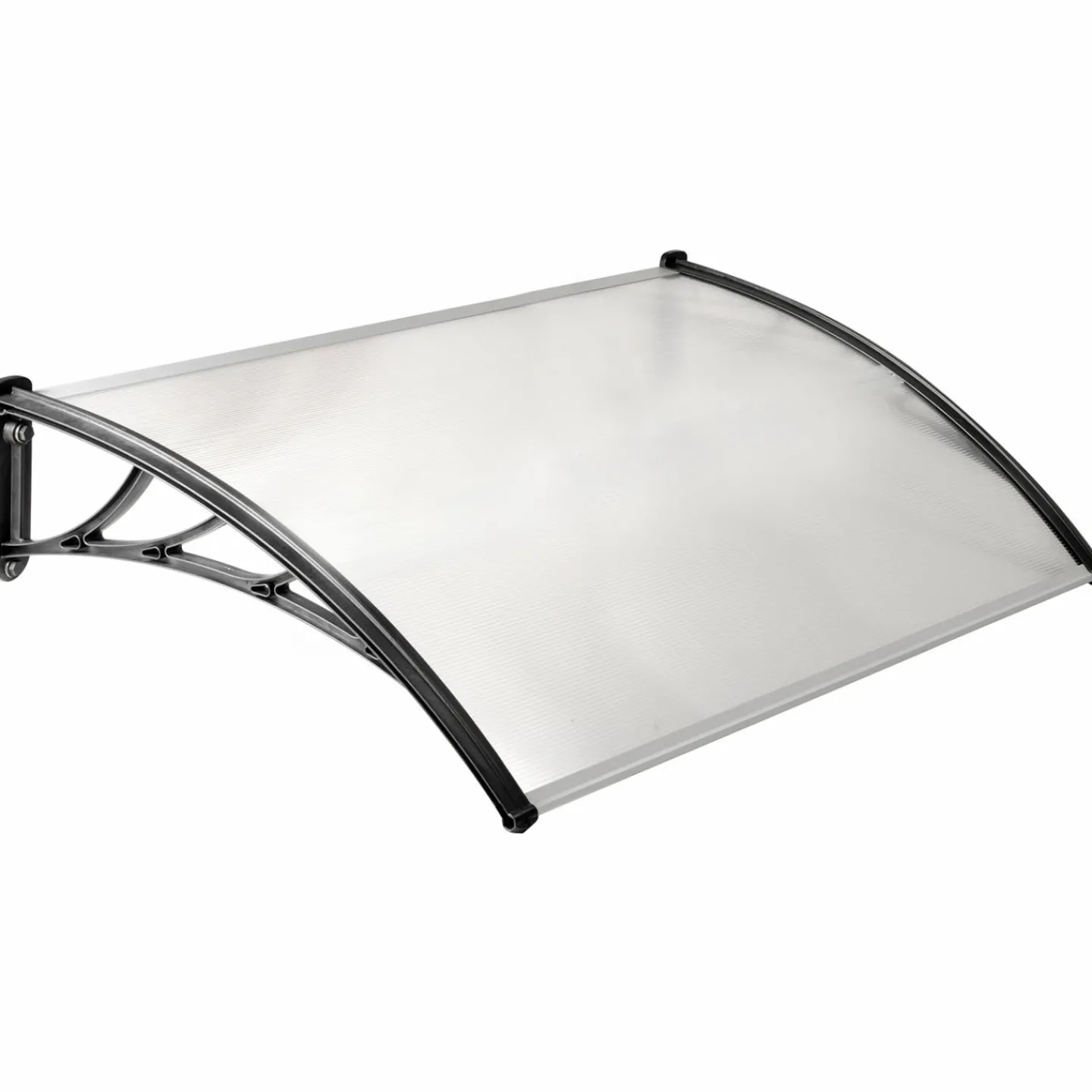 Auvent de porte marquise polycarbonate 80x120 cm*IDMarket New