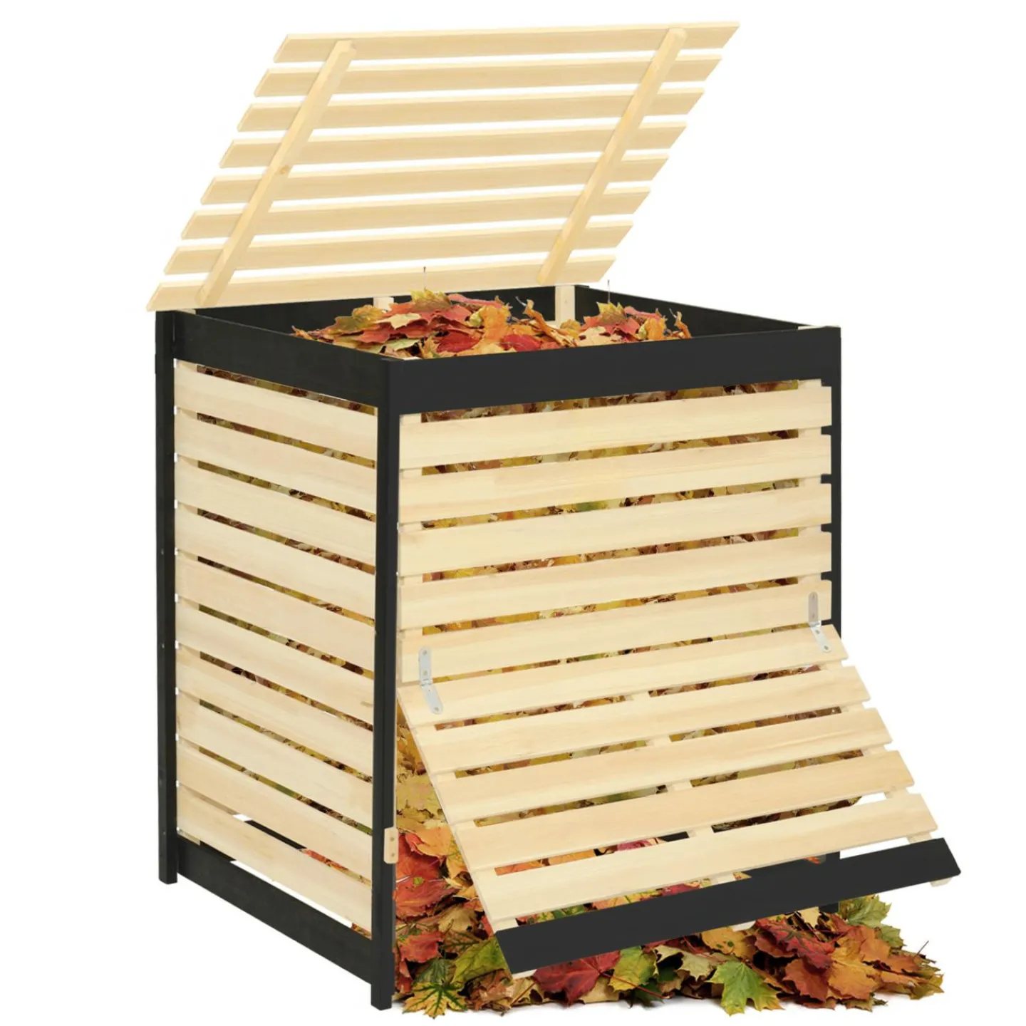 Bac à compost en bois 500L*IDMarket Sale