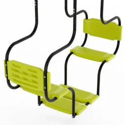 Balançoire verte avec 4 agrès pour 6 enfants*IDMarket Outlet