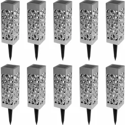 Balises solaires pour éclairer le jardin*IDMarket