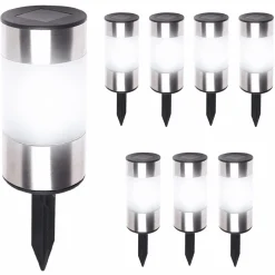 Balises solaires sans fil avec détecteur de crépuscule*IDMarket New