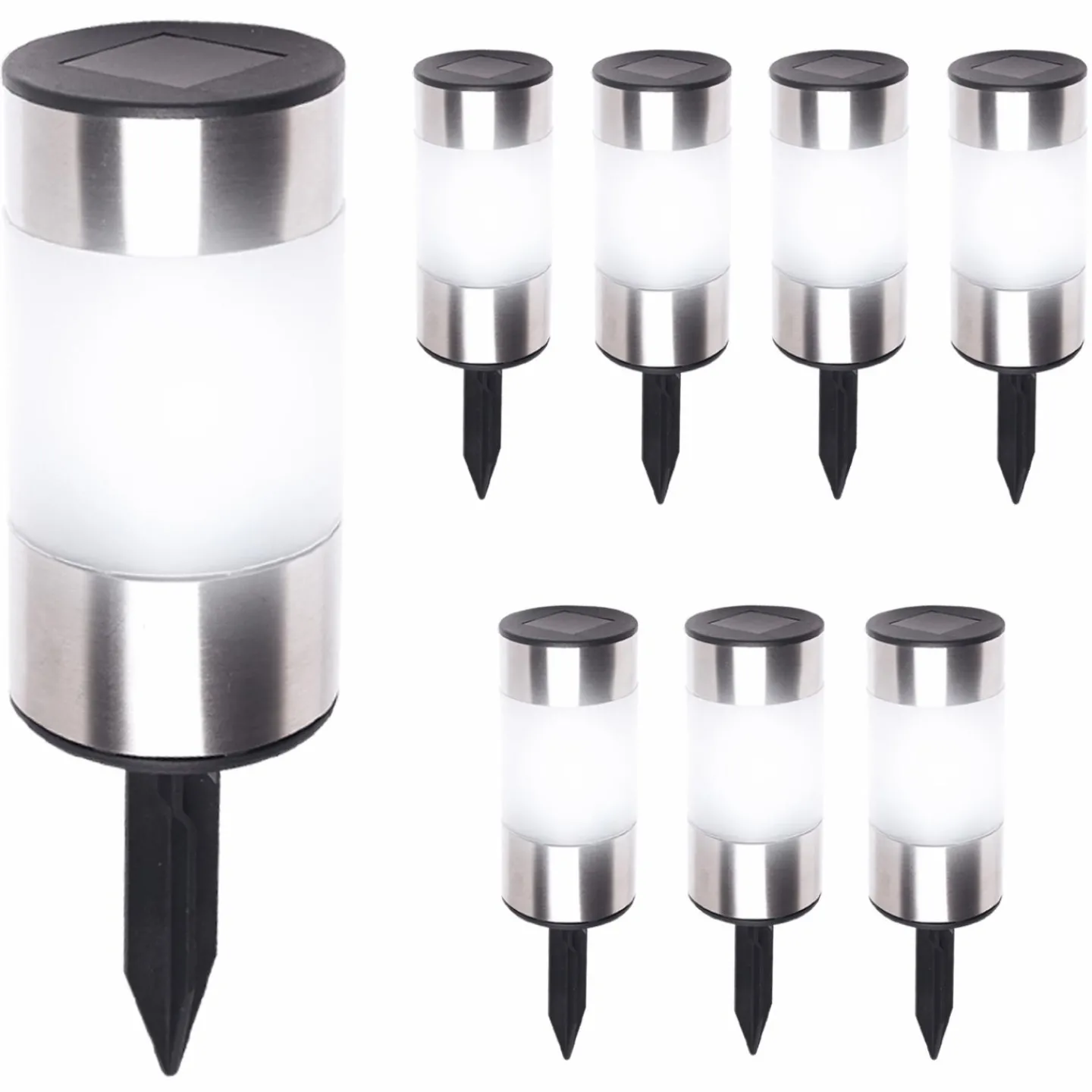 Balises solaires sans fil avec détecteur de crépuscule*IDMarket New