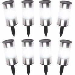 Balises solaires sans fil avec détecteur de crépuscule*IDMarket New