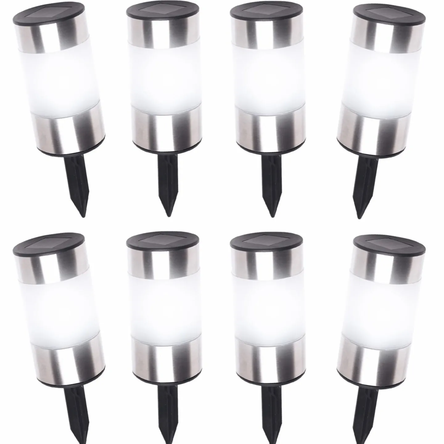 Balises solaires sans fil avec détecteur de crépuscule*IDMarket New