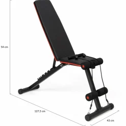 Banc de musculation réglable et inclinable*IDMarket Clearance