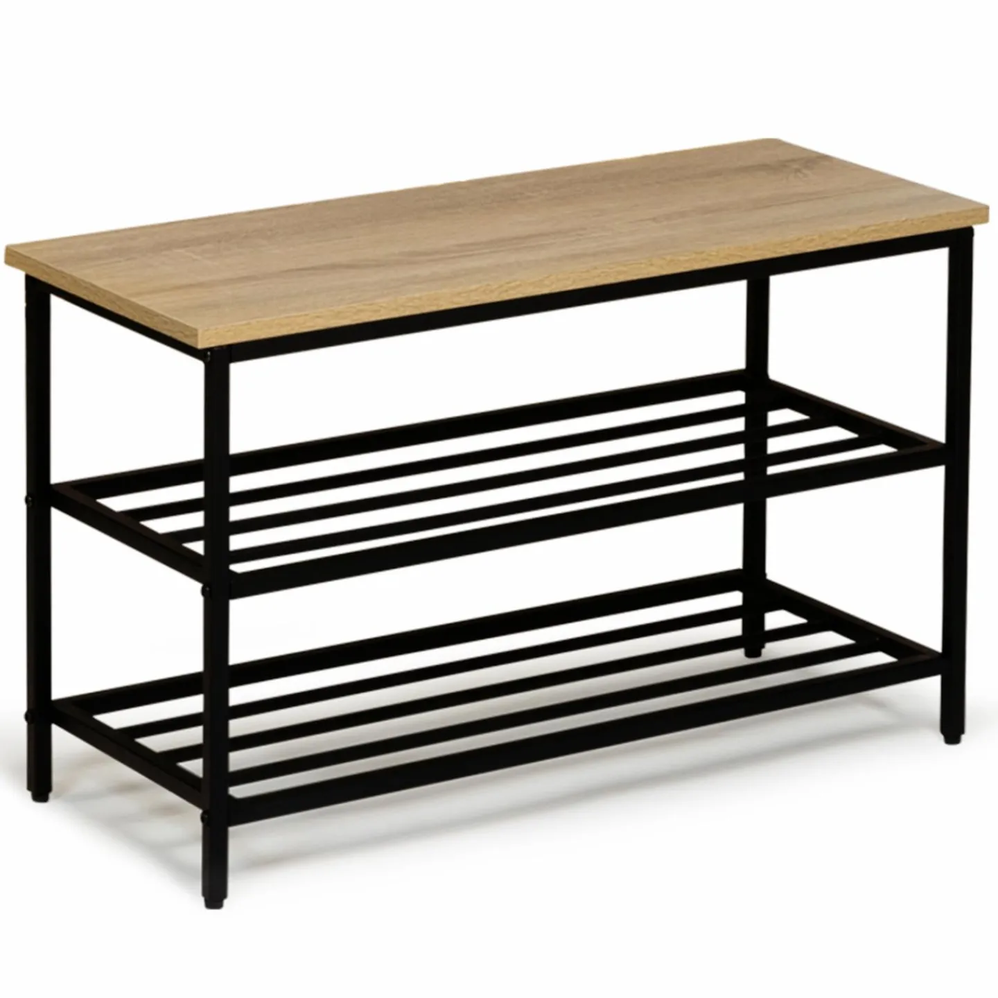 Banc d’entrée rangement chaussures style industriel*IDMarket Clearance