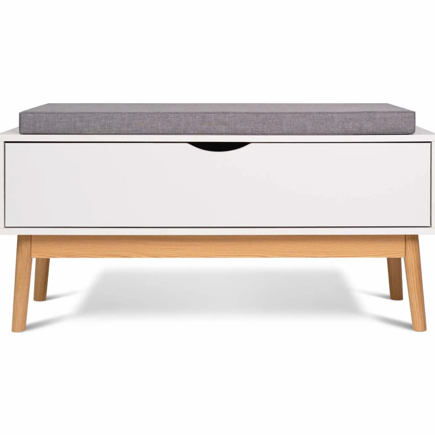 Banquette coffre de rangement blanc*IDMarket New