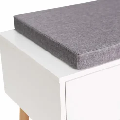 Banquette coffre de rangement blanc*IDMarket New