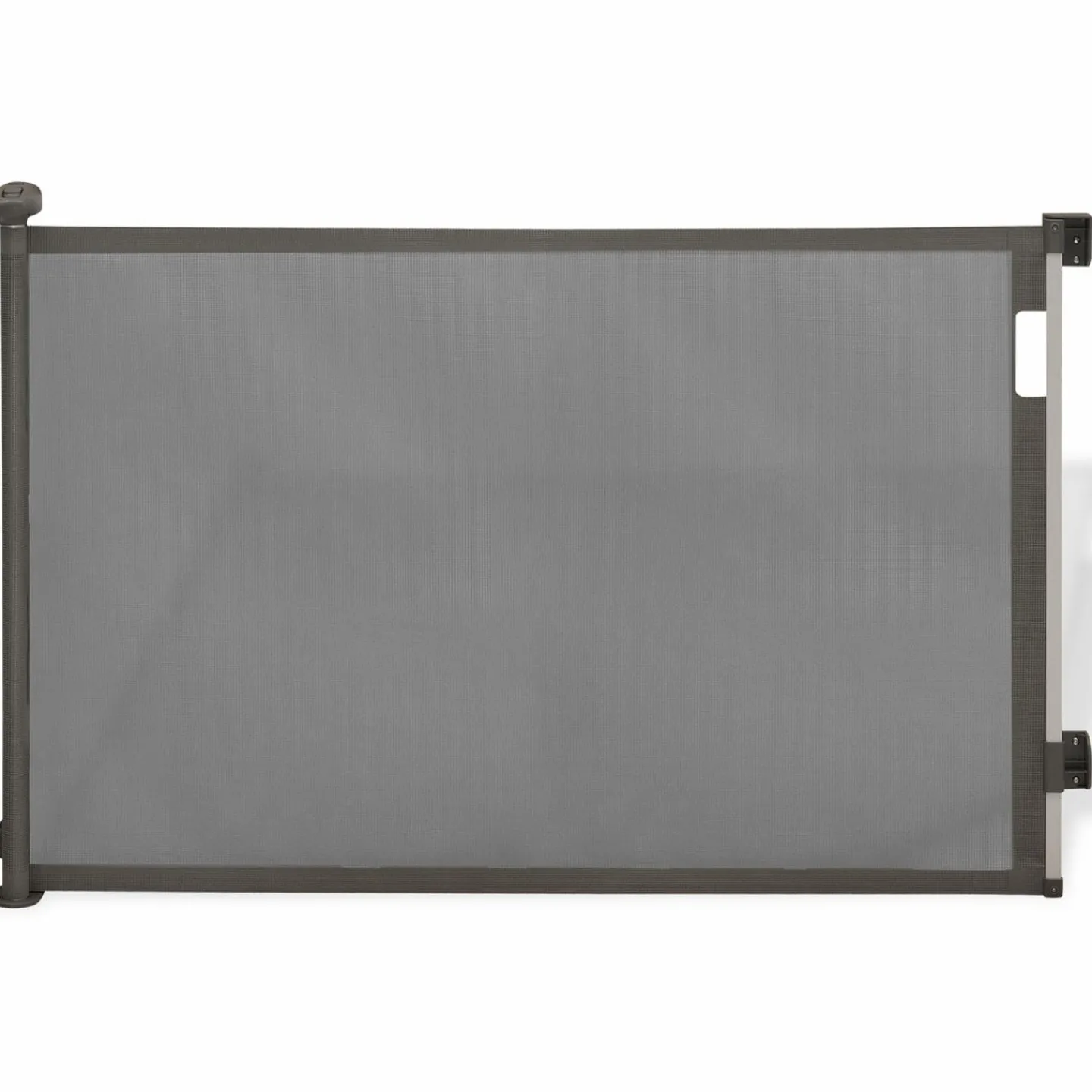 Barrière extensible pour chien et animaux domestiques 130cm grise*IDMarket Discount