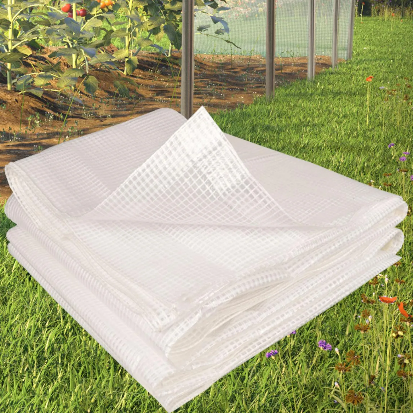 Bâche armée transparente 4x6 m renforcée*IDMarket Sale