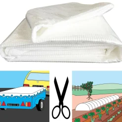 Bâche armée transparente 4x6 m renforcée*IDMarket Sale