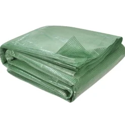 Bâche de rechange pour serre tunnel 18m² verte CRIMÉE*IDMarket Hot