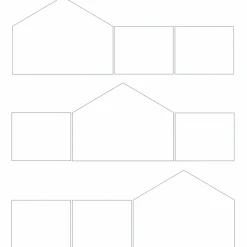 Bâches waterproof pour enclos poulaillers blanches 150 gr 1 arrière + 2 côtés*IDMarket Hot