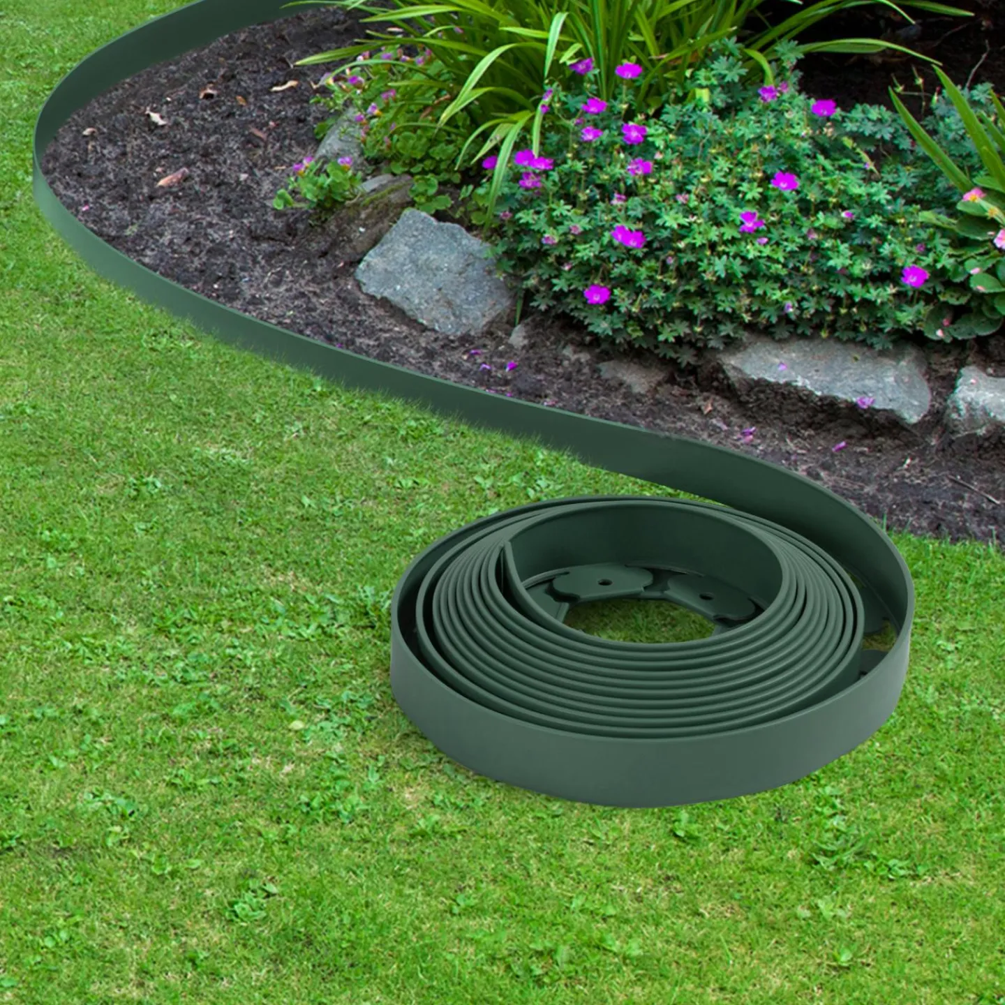 Bordure de jardin flexible verte à planter*IDMarket Hot