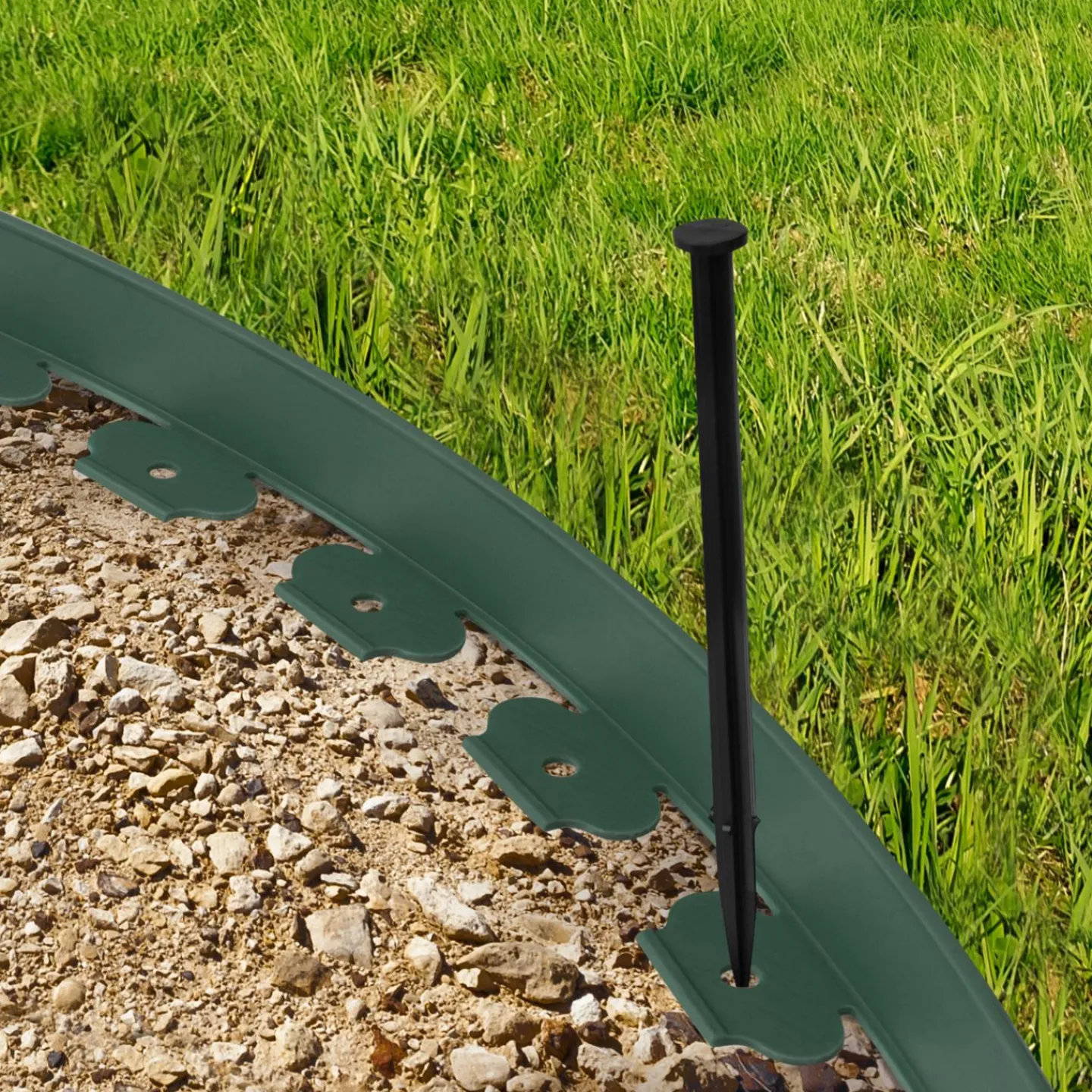 Bordure de jardin flexible verte à planter*IDMarket Hot