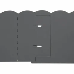 Bordures de jardin en acier gris anthracite*IDMarket Outlet