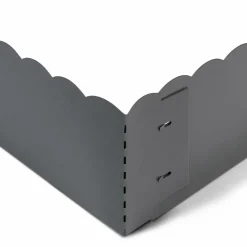 Bordures de jardin en acier gris anthracite*IDMarket Outlet