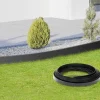 Bordures de jardin flexibles gris anthracite 8mx12cm*IDMarket New