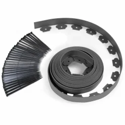 Bordures de jardin flexibles gris anthracite*IDMarket Discount