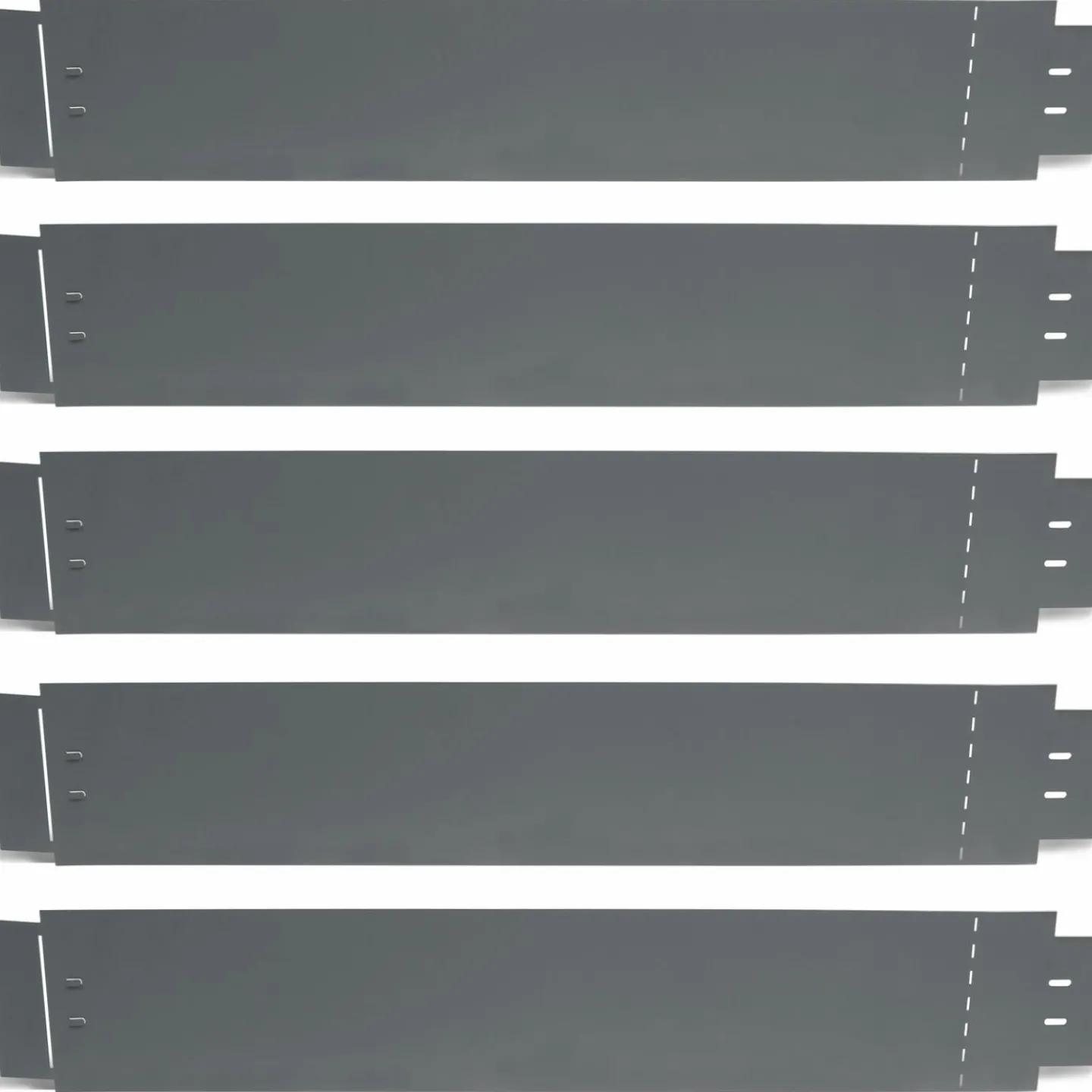 Bordures gris anthracite pour jardin*IDMarket Clearance