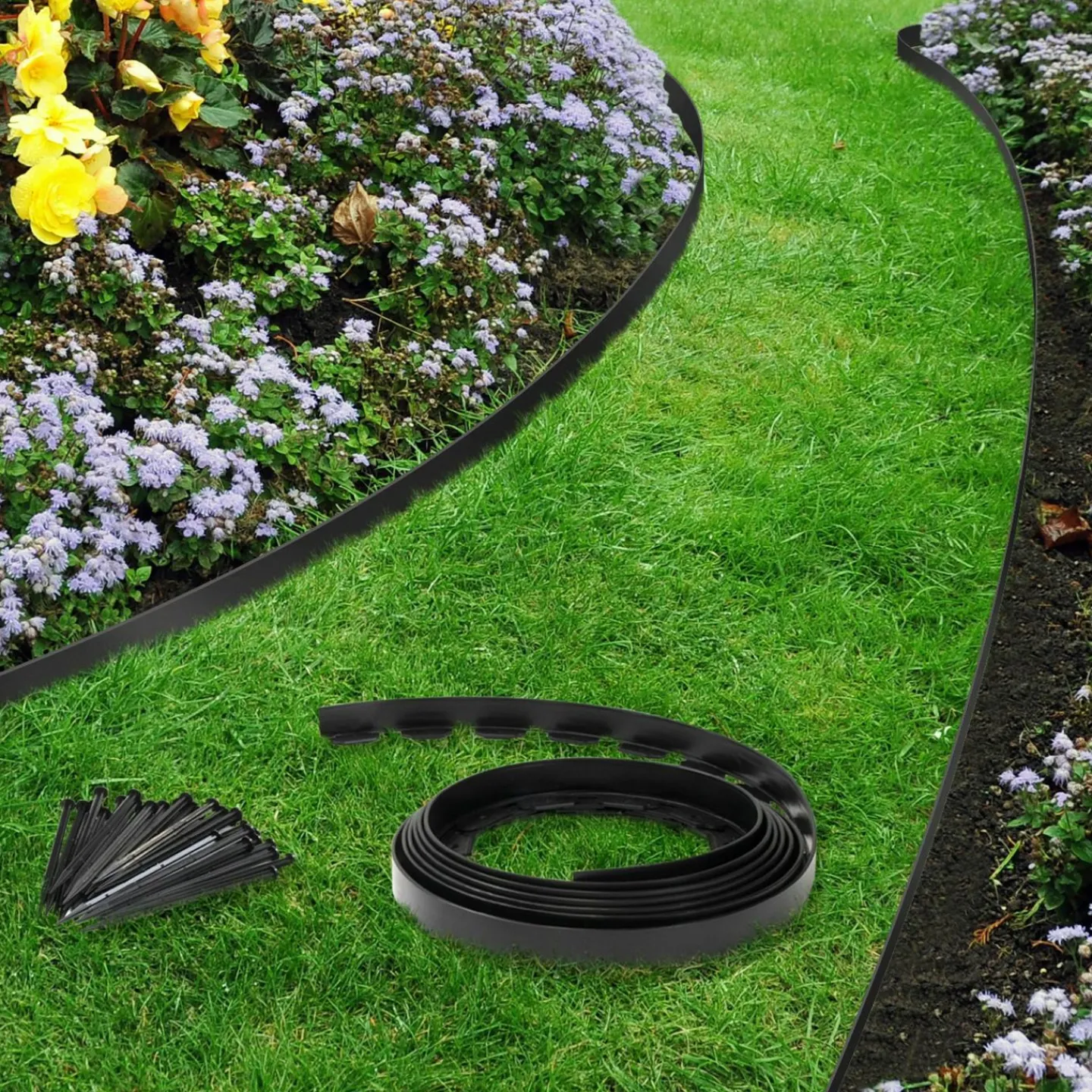 Bordurette de jardin à planter 10 m*IDMarket Online