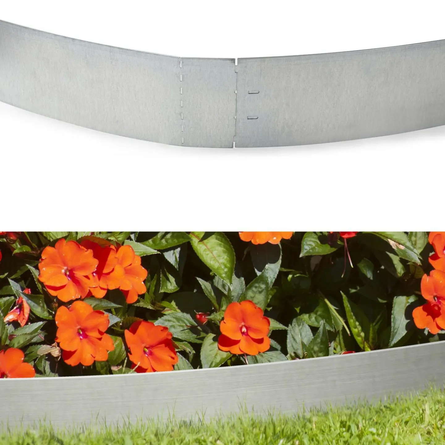 Bordurette de jardin en acier 5 m*IDMarket Sale