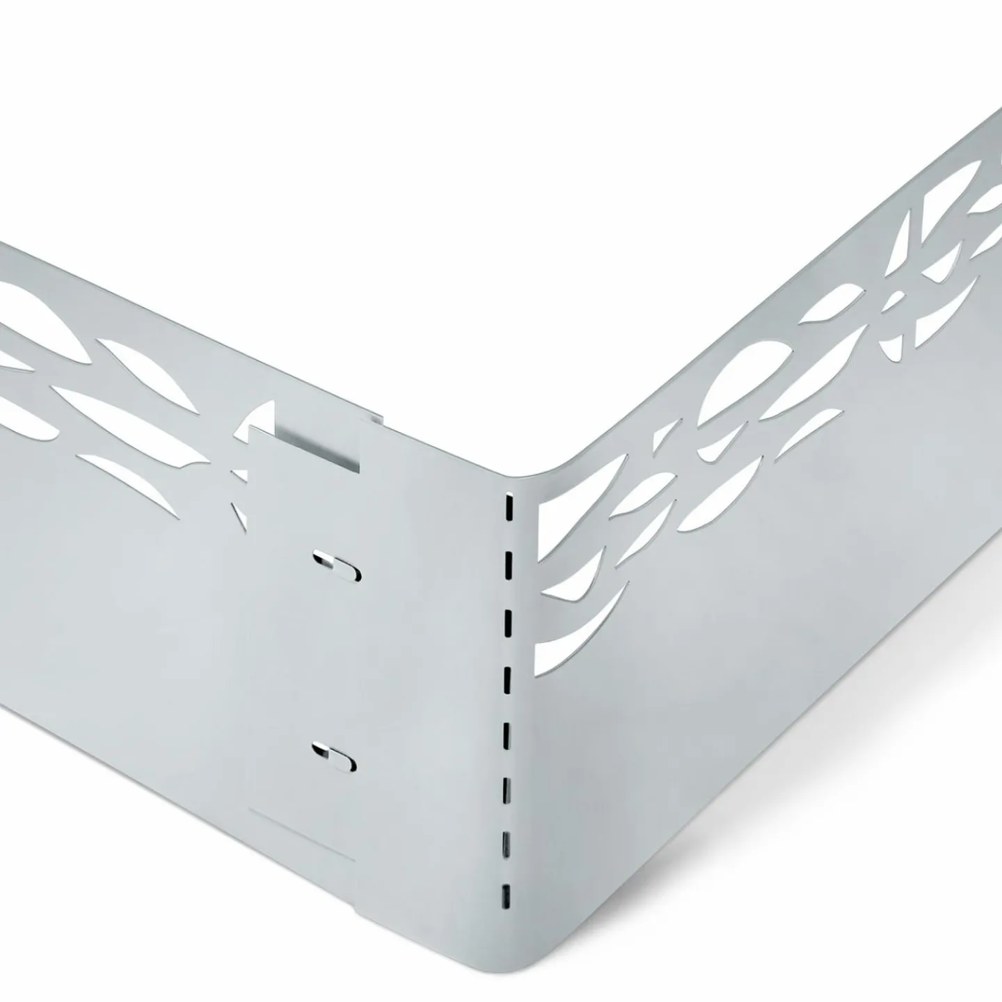 Bordurette de jardin grise flexible en acier*IDMarket Hot