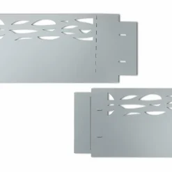 Bordurette de jardin grise flexible en acier*IDMarket Hot