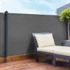 Brise vue 1,80 m x 10 m gris occultant 90 g m²*IDMarket Sale