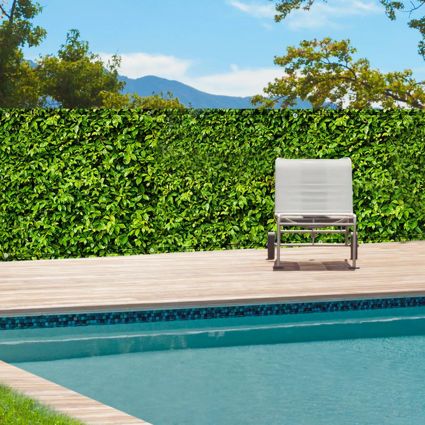 Brise vue imitation feuillage 1,2 x 10 m*IDMarket Hot